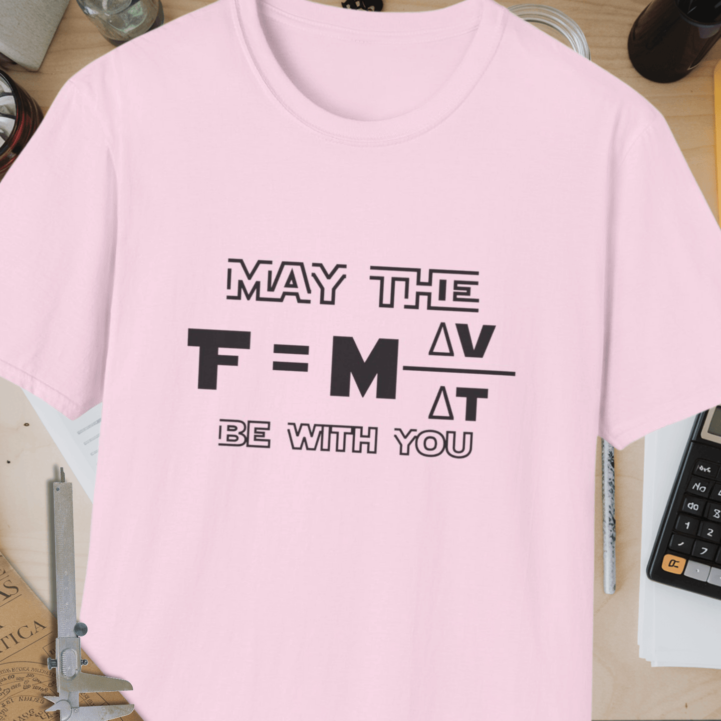 May The F=M (V/T) Unisex Softstyle T-Shirt