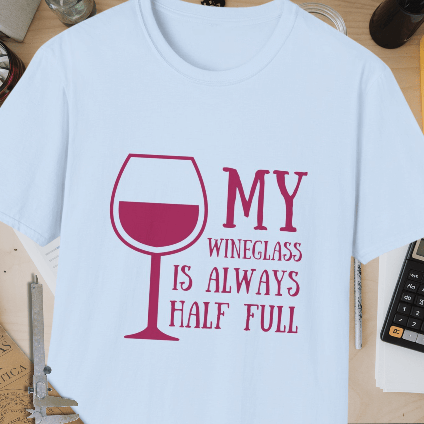 My Wineglass Unisex Softstyle T-Shirt