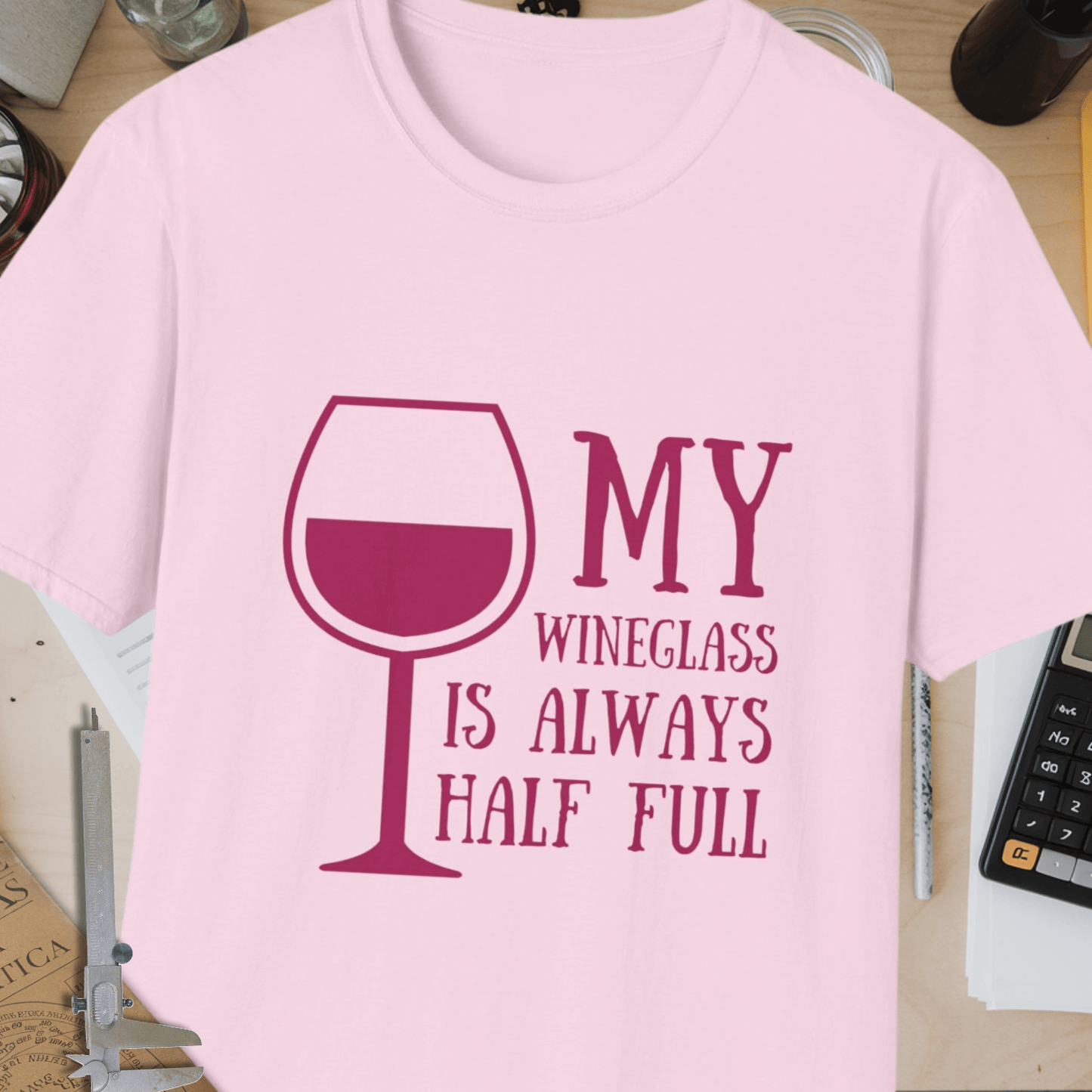 My Wineglass Unisex Softstyle T-Shirt