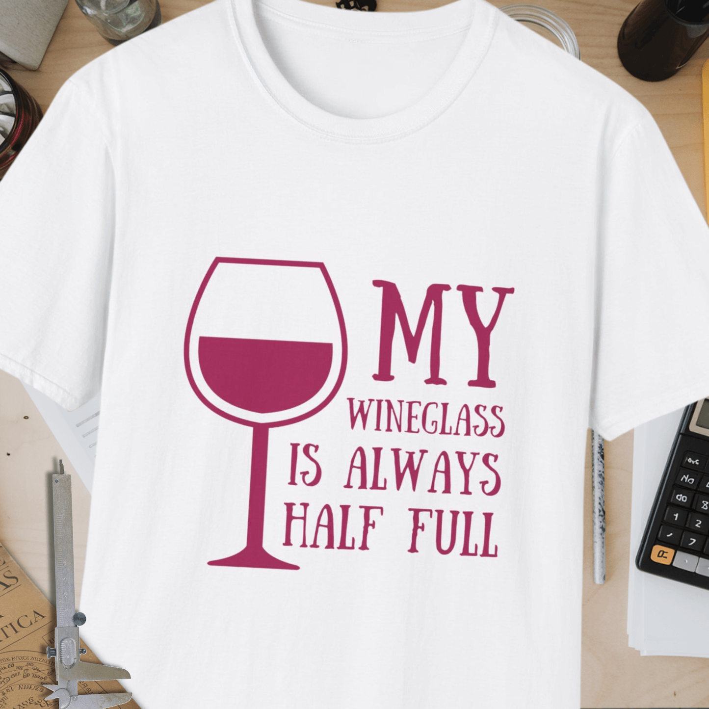 My Wineglass Unisex Softstyle T-Shirt