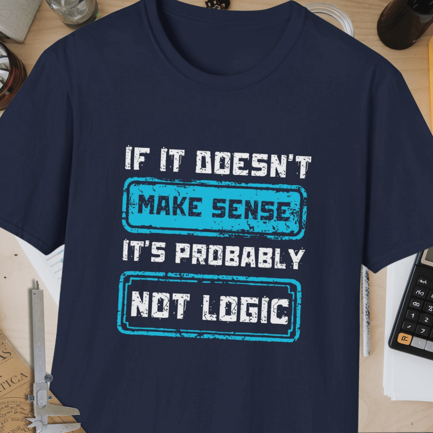 Not Logic Unisex Softstyle T-Shirt