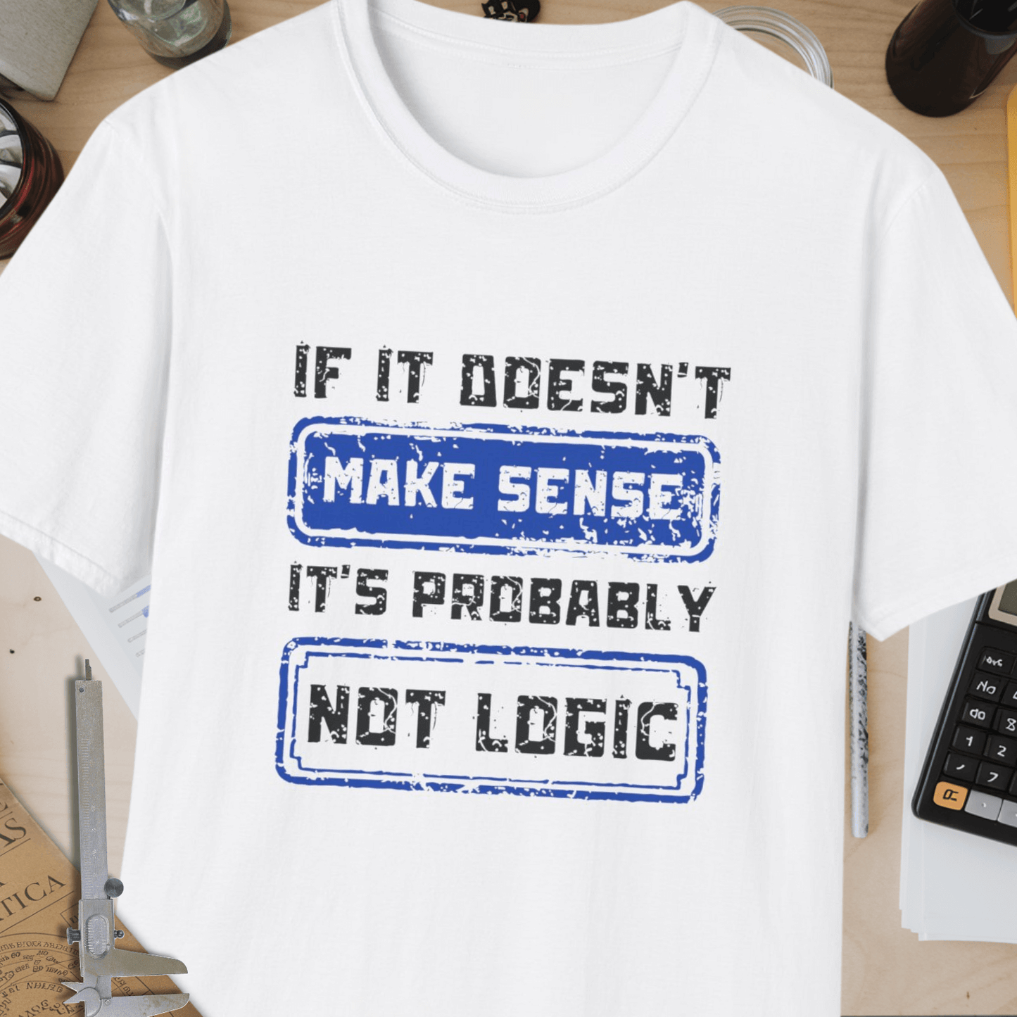 Not Logic Unisex Softstyle T-Shirt