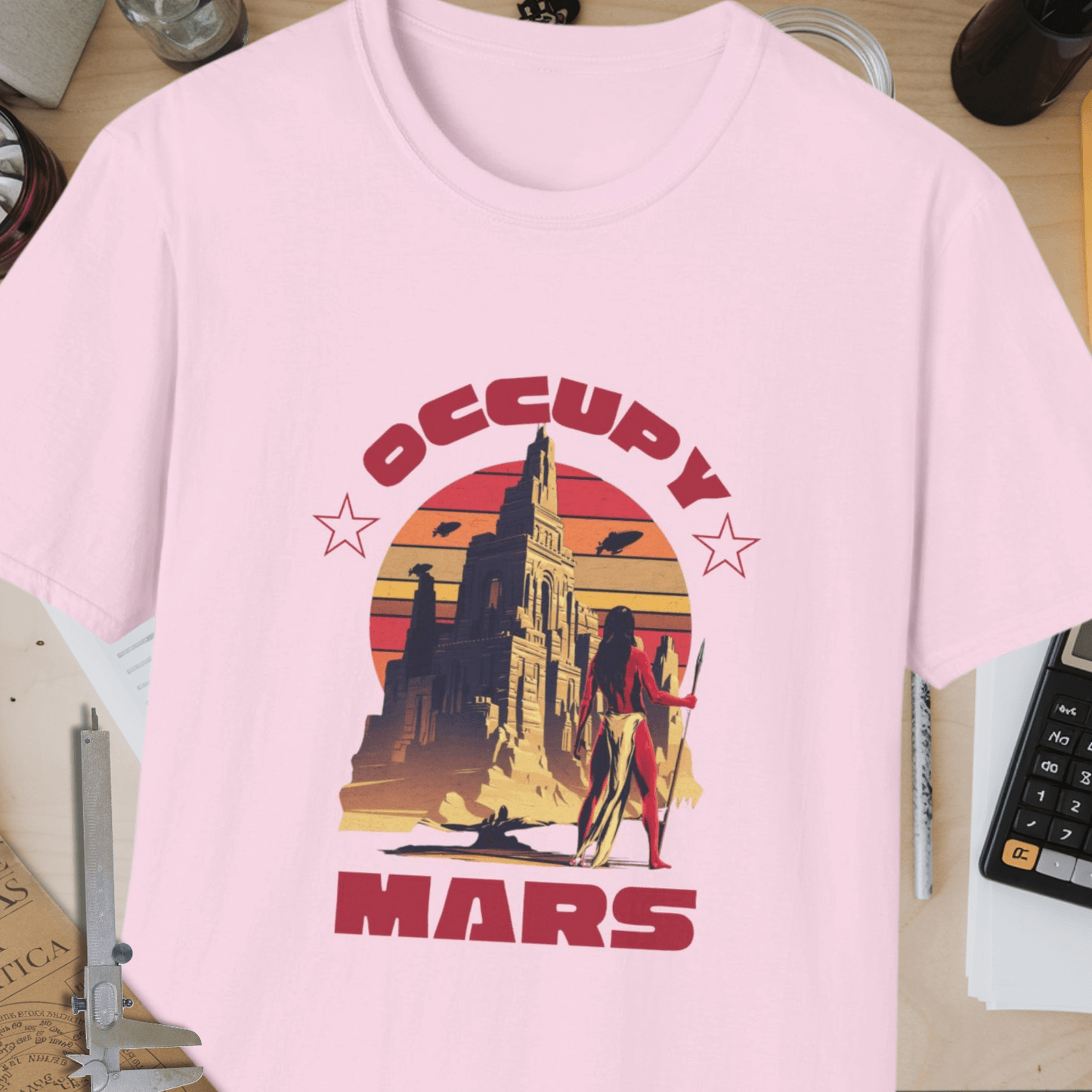 Occupy Mars Unisex Softstyle T-Shirt