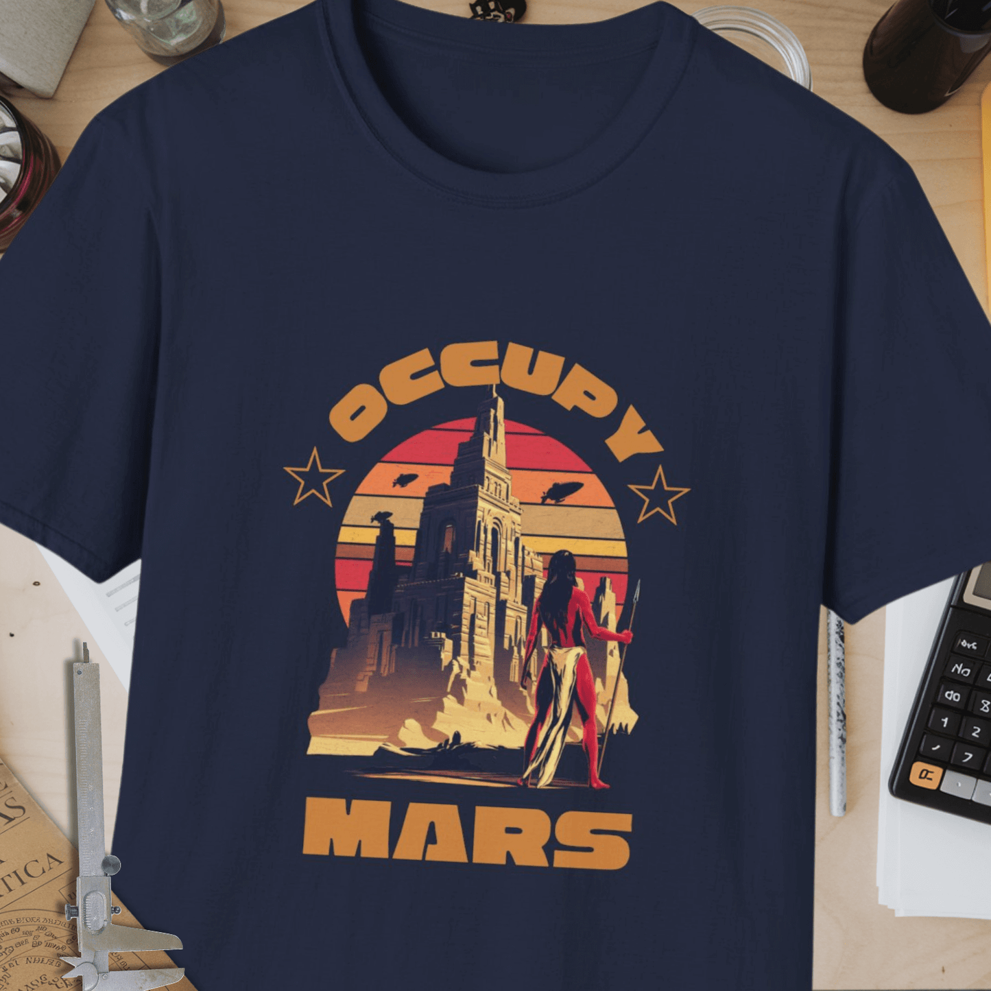 Occupy Mars Unisex Softstyle T-Shirt