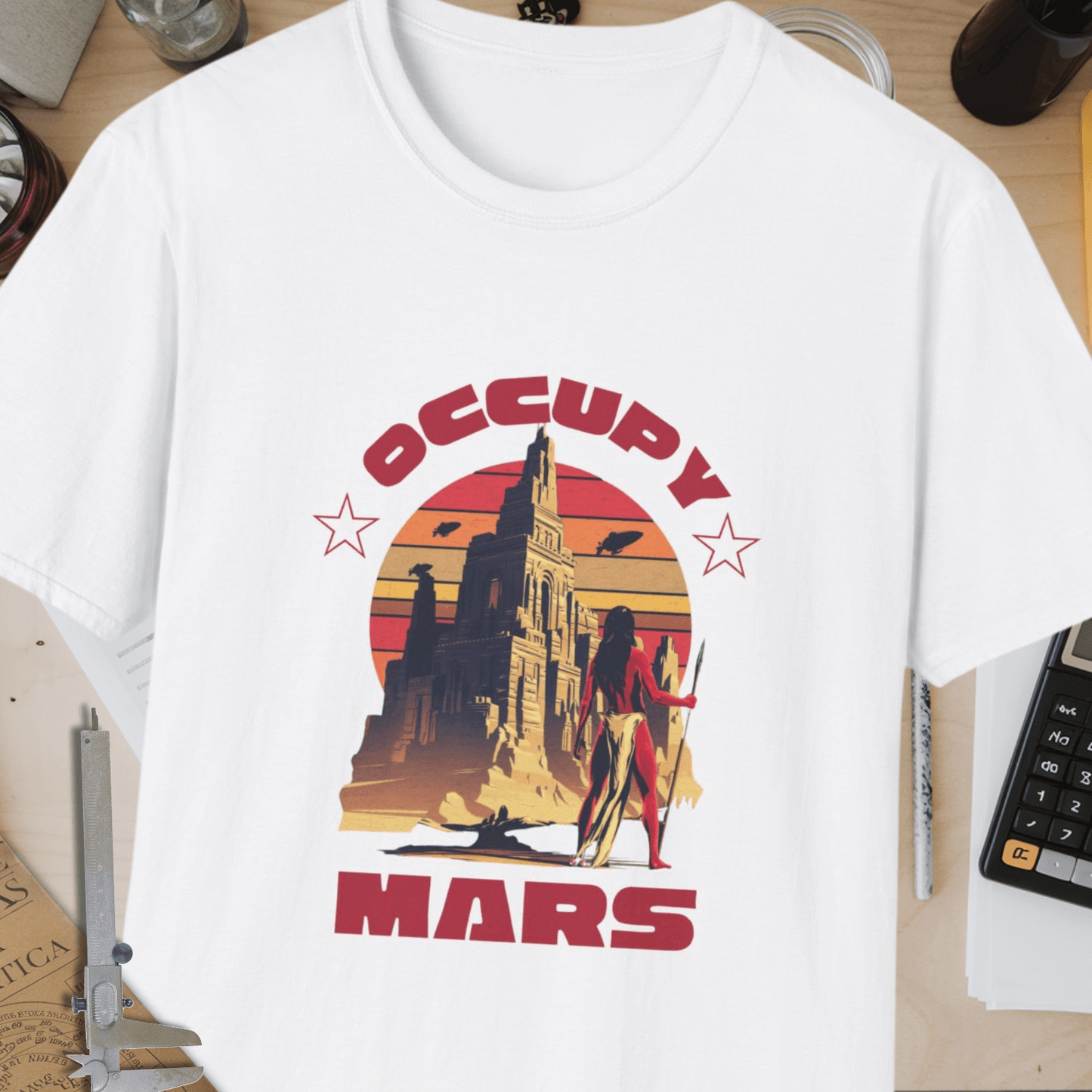 Occupy Mars Unisex Softstyle T-Shirt