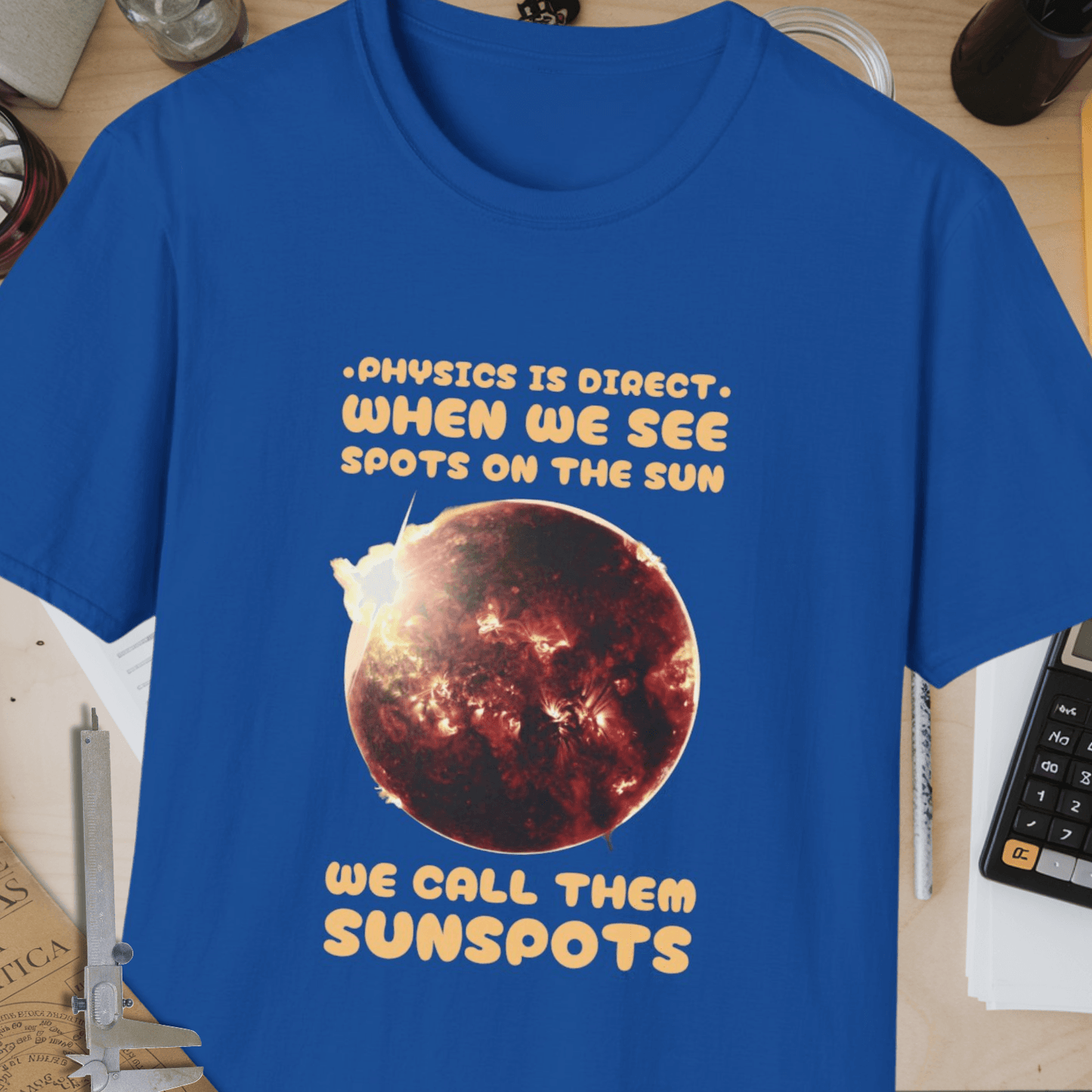 Physics Is Direct Unisex Softstyle T-Shirt