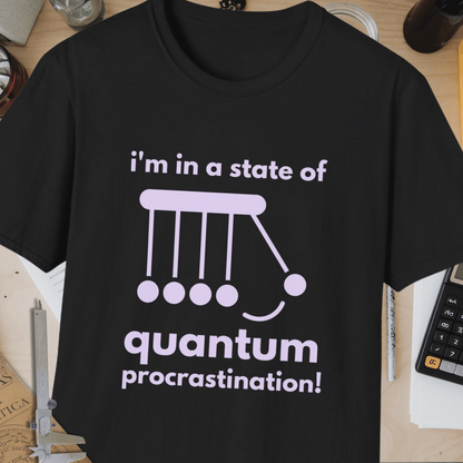 Quantum Procrastination Unisex Softstyle T-Shirt