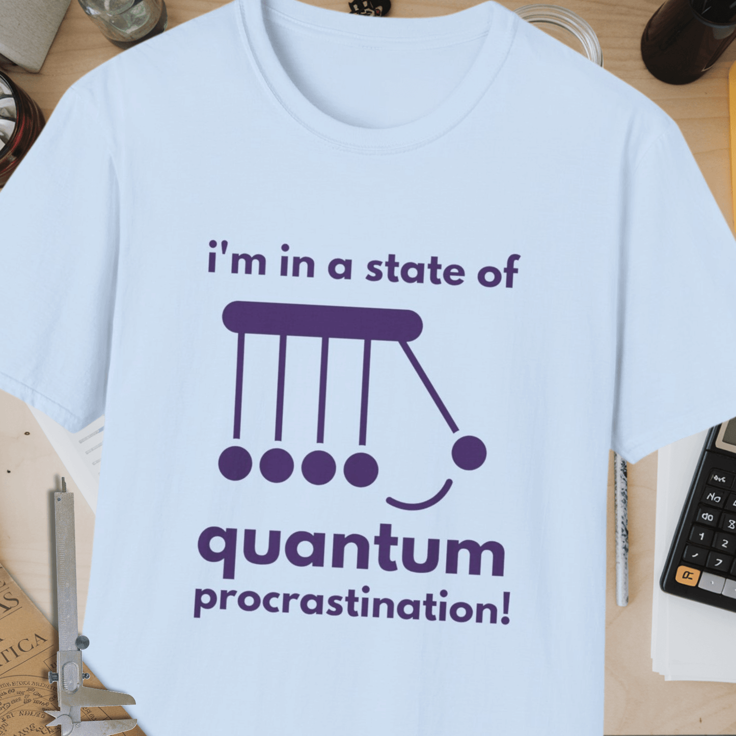 Quantum Procrastination Unisex Softstyle T-Shirt