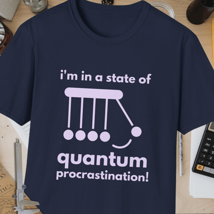 Quantum Procrastination Unisex Softstyle T-Shirt