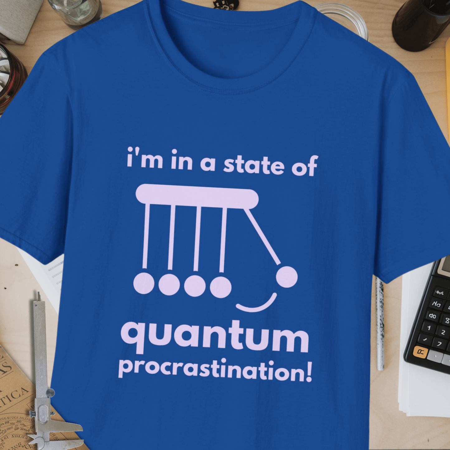 Quantum Procrastination Unisex Softstyle T-Shirt