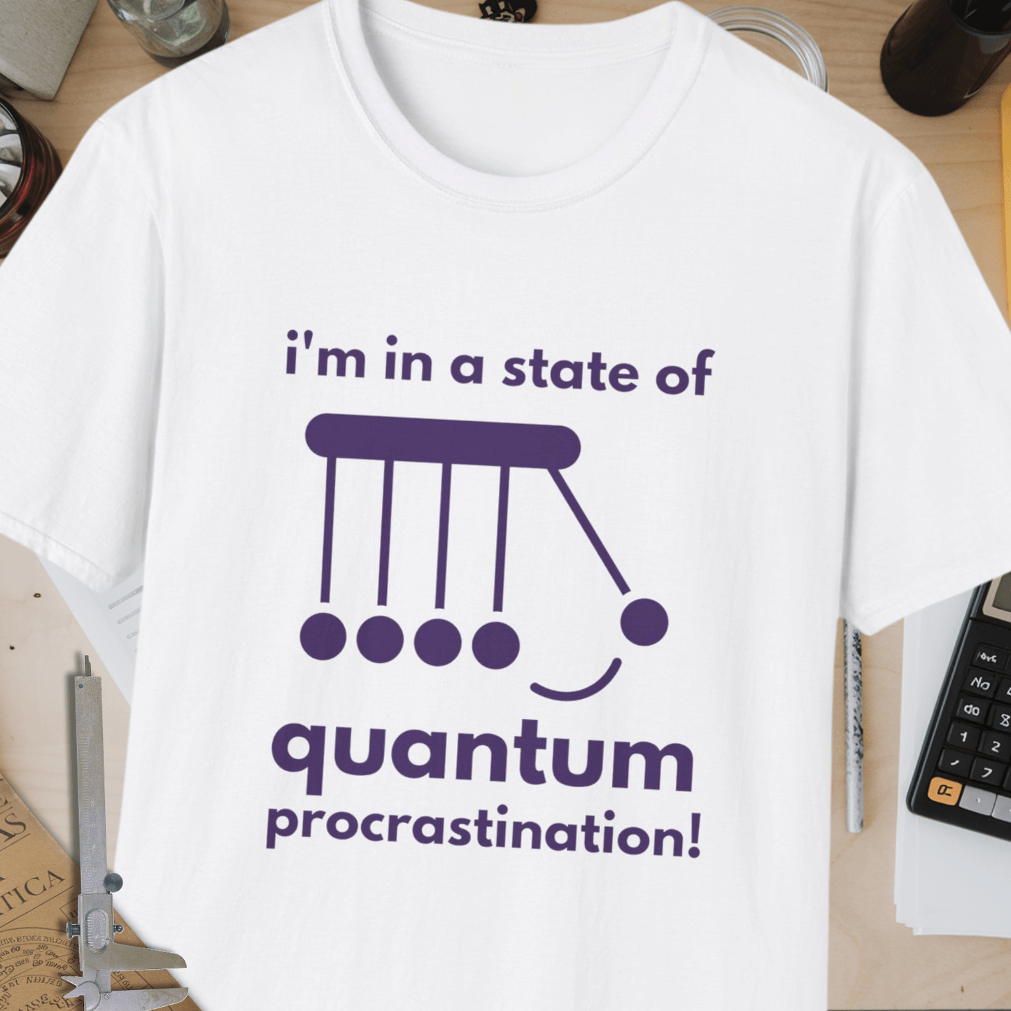 Quantum Procrastination Unisex Softstyle T-Shirt