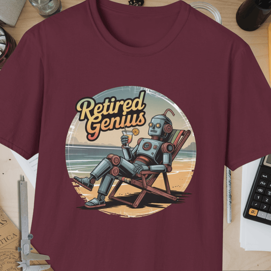 Retired Genius Unisex Softstyle T-Shirt