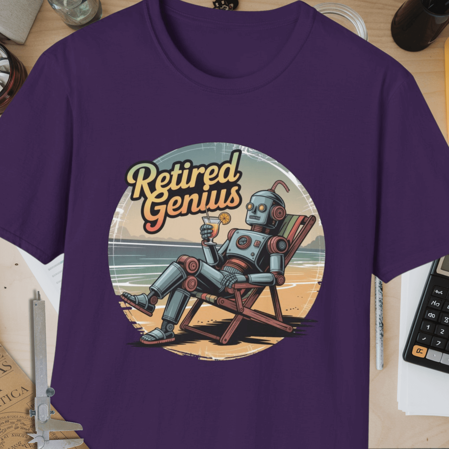 Retired Genius Unisex Softstyle T-Shirt