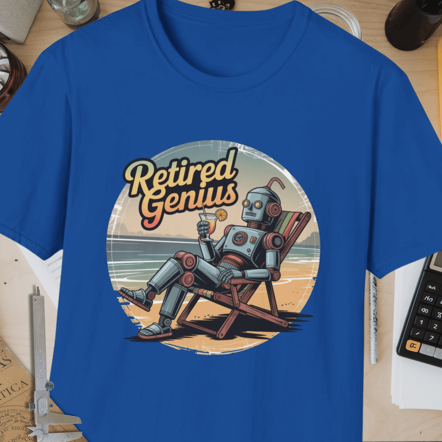 Retired Genius Unisex Softstyle T-Shirt