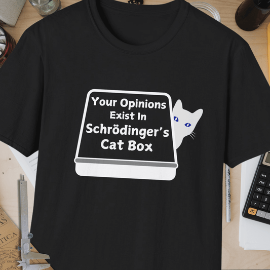 Schrödinger’s Cat Box Unisex Softstyle T-Shirt