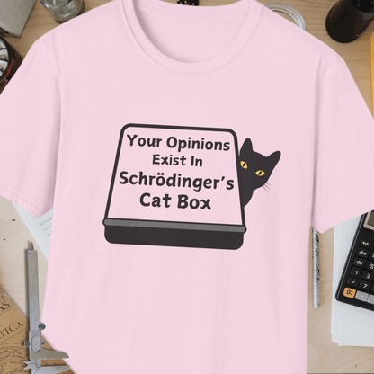 Schrödinger’s Cat Box Unisex Softstyle T-Shirt