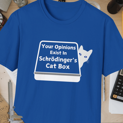 Schrödinger’s Cat Box Unisex Softstyle T-Shirt