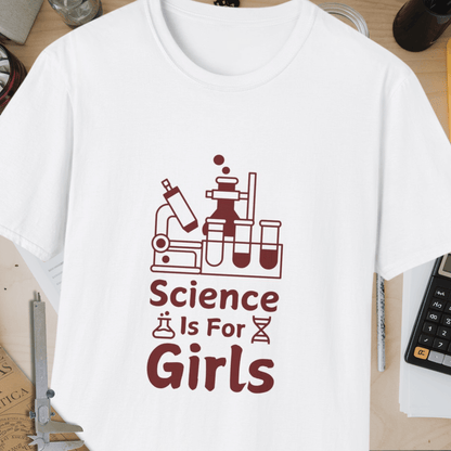 Science Is For Girls Unisex Softstyle T-Shirt