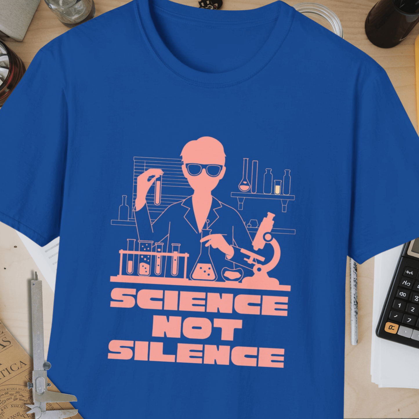 Science Not Silence Unisex Softstyle T-Shirt