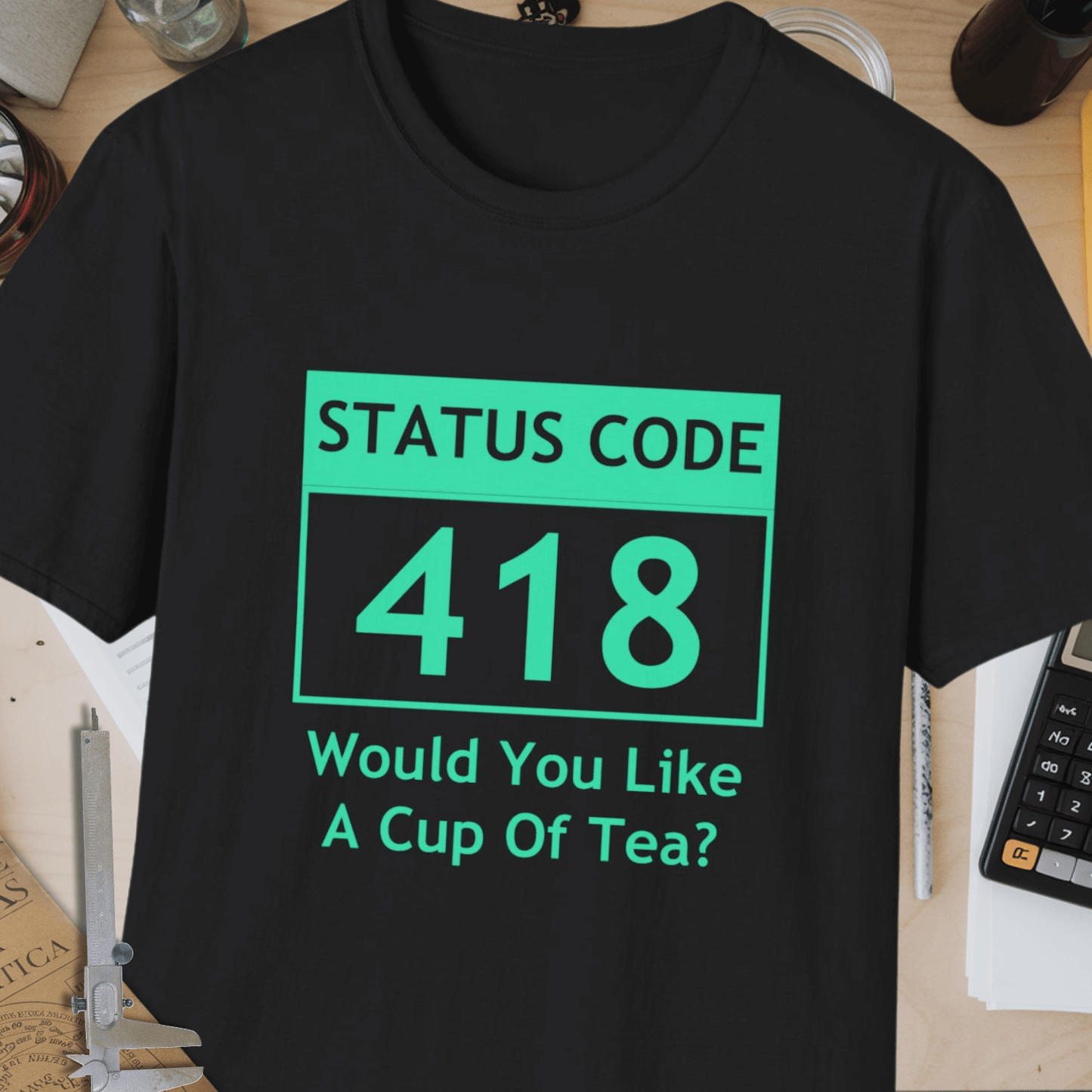 Status Code 418 Unisex Softstyle T-Shirt