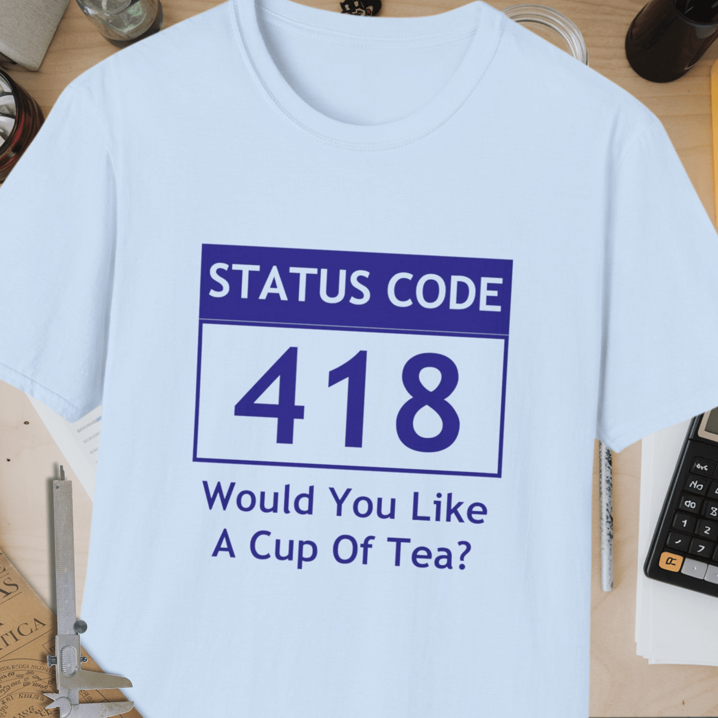 Status Code 418 Unisex Softstyle T-Shirt