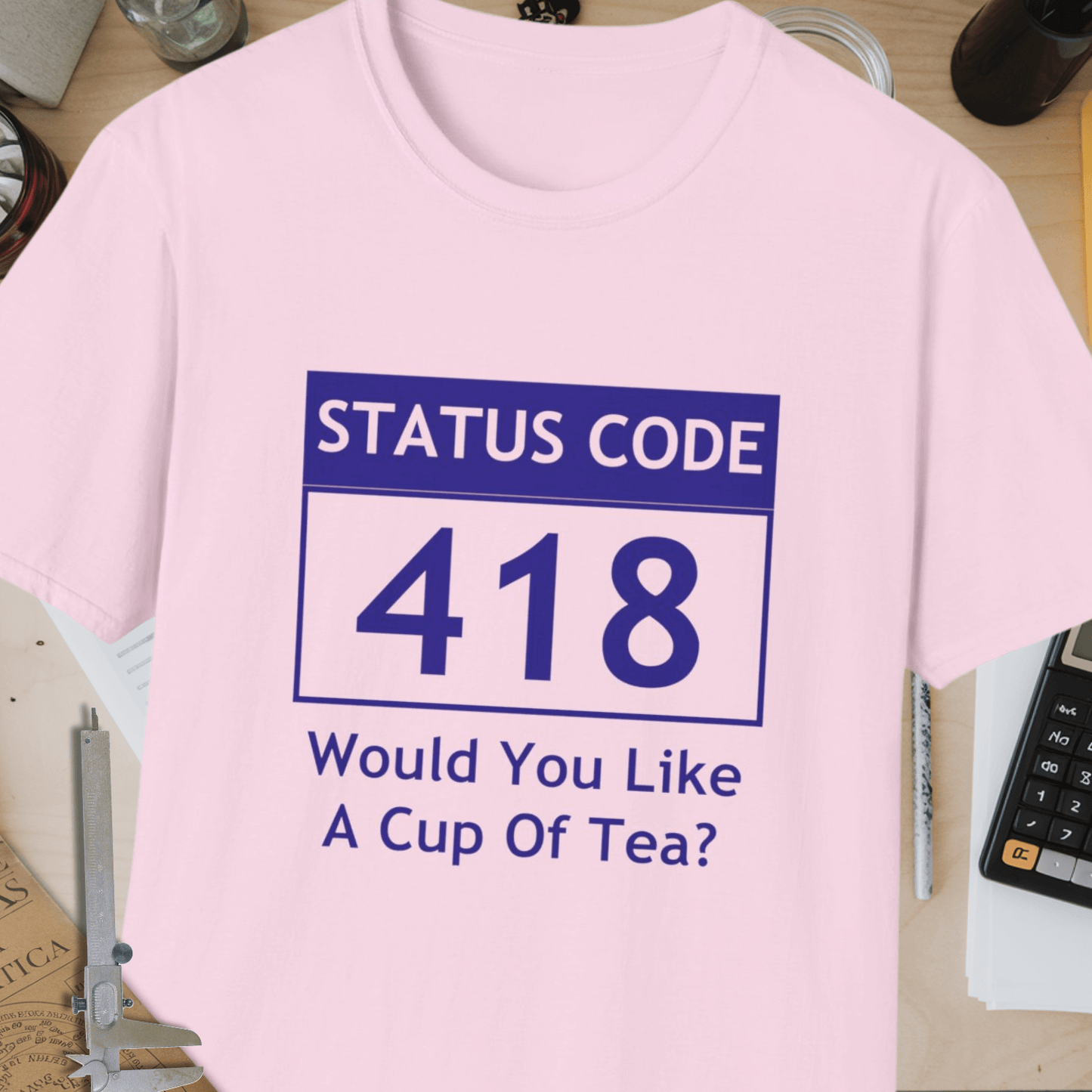 Status Code 418 Unisex Softstyle T-Shirt