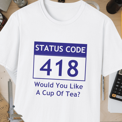 Status Code 418 Unisex Softstyle T-Shirt