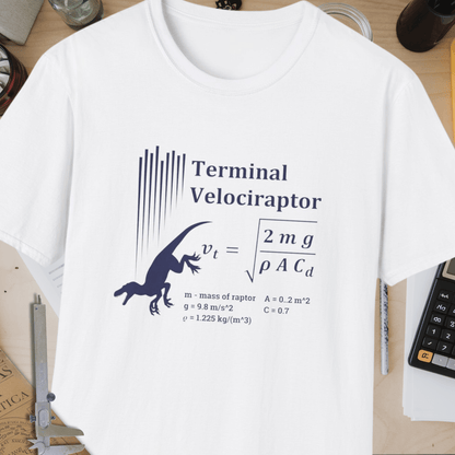 Terminal Velociraptor Unisex Softstyle T-Shirt