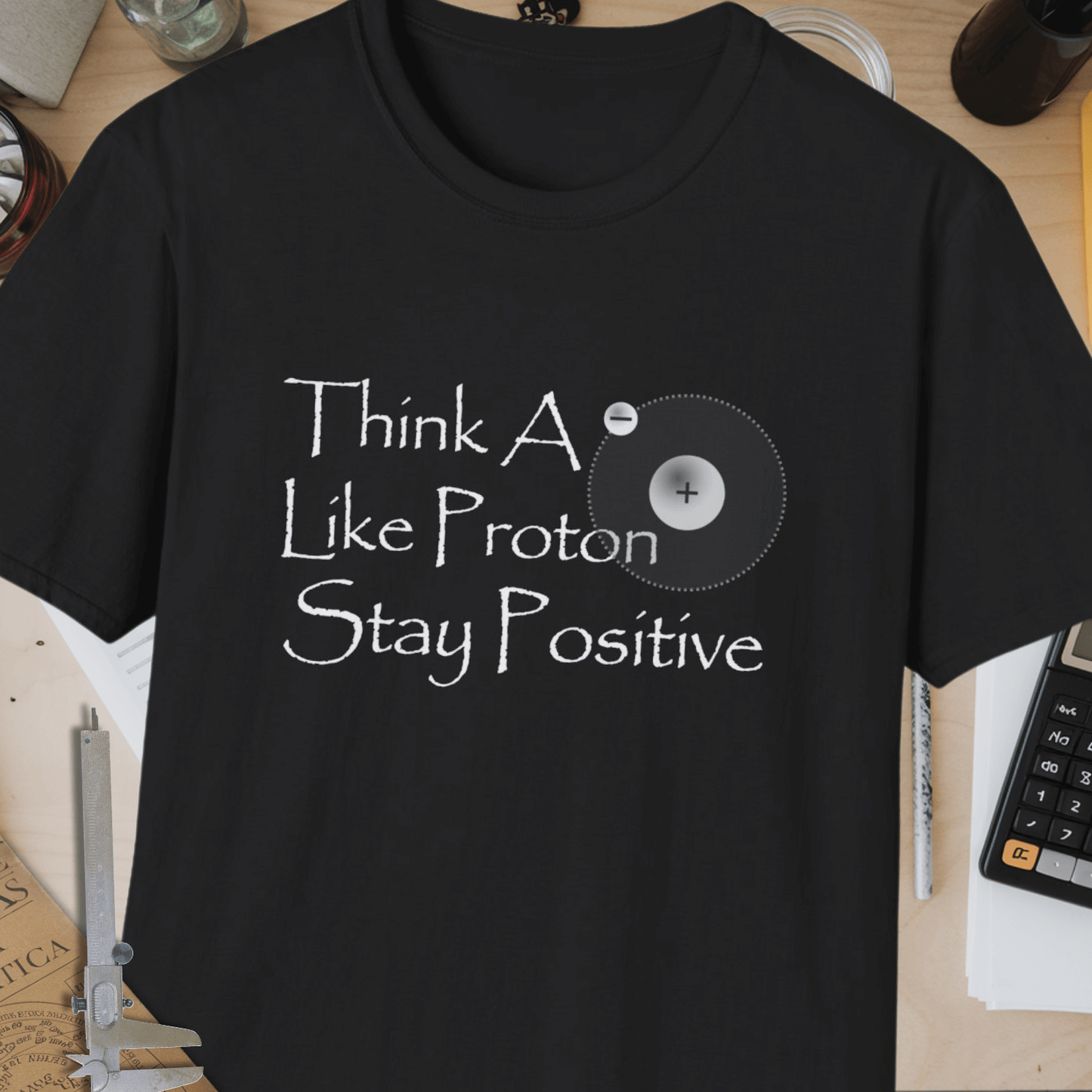 Think Like A Proton Unisex Softstyle T-Shirt