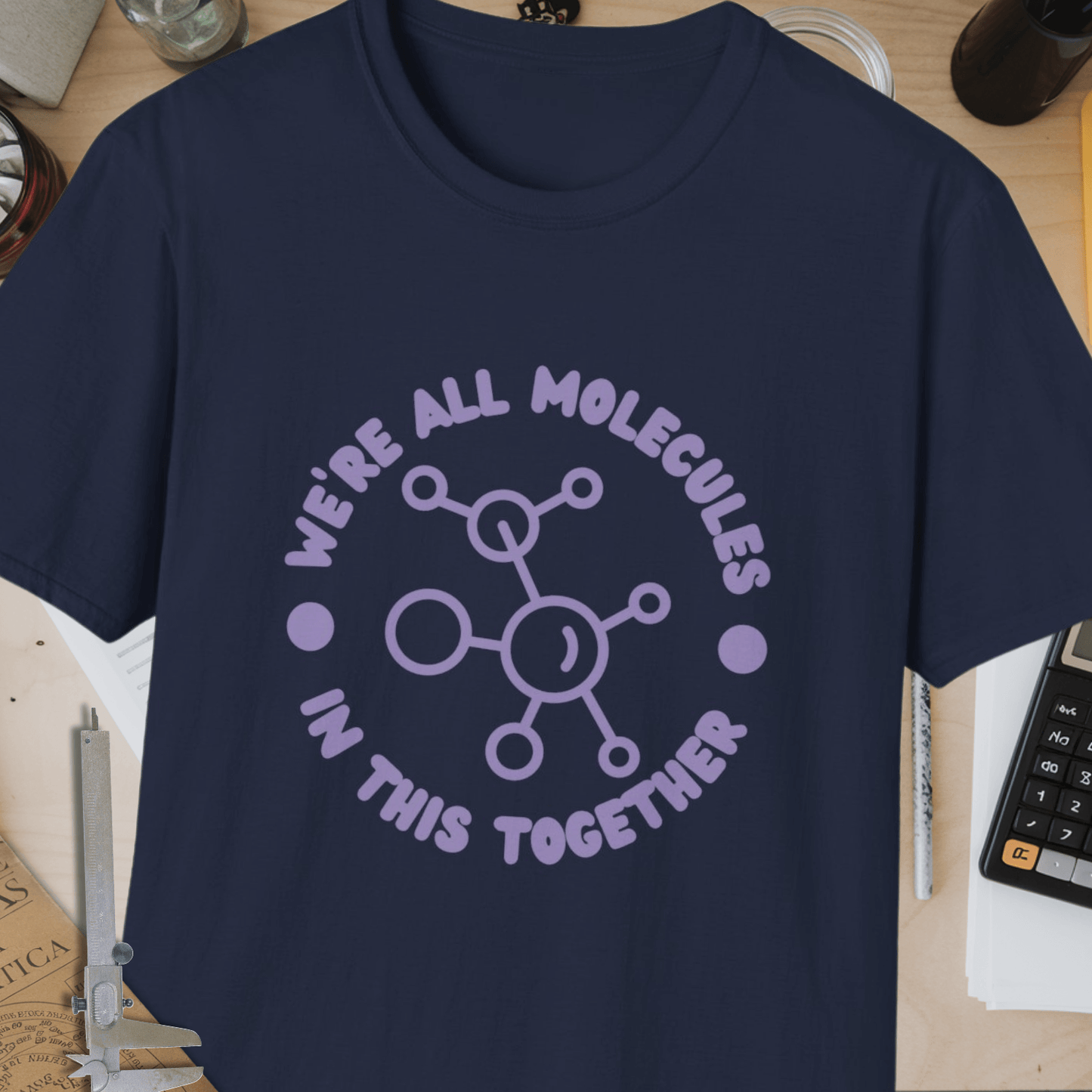 We're All Molecules Unisex Softstyle T-Shirt