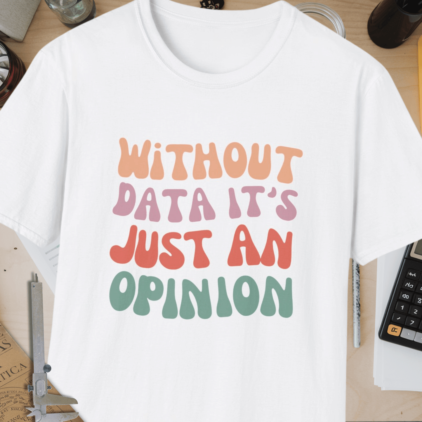 Without Data Unisex Softstyle T-Shirt